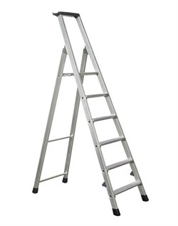 Алюминиевая стремянка Zarges Z300 6 ступеней 42456 - фото 101086