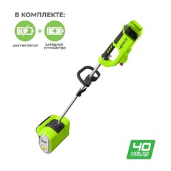 Аккумуляторный снегоуборщик Greenworks GD40SSK4 2600807UB - фото 251680