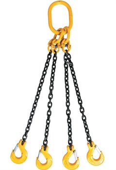 Строп цепной TOR 4СЦ г/п 45,0 т 9,5 м, шт - фото 358059