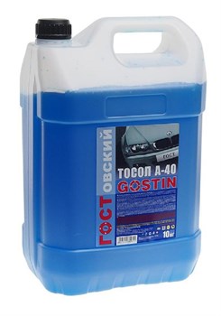 ГОСТовский Тосол А-40 10кг, 978556/Antifreeze coolant 10 kg can - фото 391705