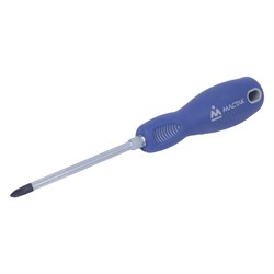 Отвертка крестовая Phillips, PH2, 100 мм, держатель МАСТАК 041-02101H 041-02101H - фото 675814