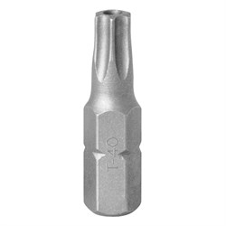 Вставка (бита) торцевая 1/4", Torx, T40, 25, с отверстием KING TONY 102540U Tony - фото 676151