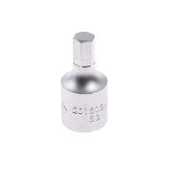 Насадка (бита) торцевая 1/4", Hex, 5 мм, L = 25 мм KING TONY 201505MX Tony - фото 678113