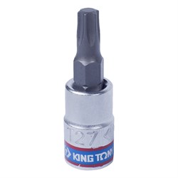 Насадка (бита) торцевая 1/4", Torx T27, L = 37 мм KING TONY 203327 TONY - фото 678152