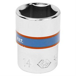 Головка торцевая стандартная шестигранная 1/4", 14 мм KING TONY 233514M TONY - фото 678327