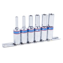 Набор глубоких торцевых головок 3/8", TORX Е-стандарт, E4-E14, 6 предметов KING TONY 3116PR TONY - фото 678554