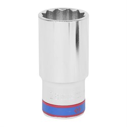 Головка торцевая глубокая двенадцатигранная 1/2", 28 мм KING TONY 423028M TONY - фото 679727