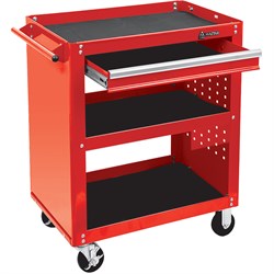 Тележка открытая "ОПТИМА", 3 полки и выдвижной ящик, красная МАСТАК 520-01580MR 520-01580MR - фото 680318
