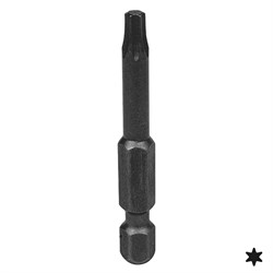 Вставка (бита) торцевая 1/4", Torx, Т20, 50 мм, для шуруповерта KING TONY 715020T TONY - фото 681172