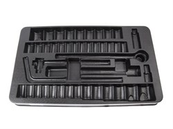 Ложемент для набора торцевых головок 4045CR, PVC KING TONY 84454512B Tony - фото 681659