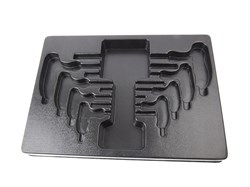 Ложемент для наборов L-образных ключей 9-22108MR, 9-22308PR, PVC KING TONY 84710920B Tony - фото 681676