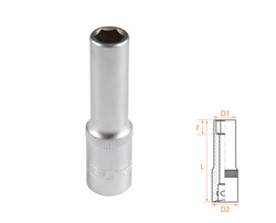 Головка торцевая глубокая шестигранная 3/8", 9 мм AFFIX AF00130009 AF00130009 - фото 682455