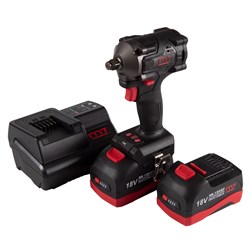 Гайковерт аккумуляторный ударный 1/2", 900 Нм, 18 В, укороченный, 4 предмета, кейс MIGHTY SEVEN DW-404A SEVEN - фото 683081