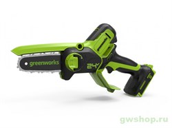 Пила цепная аккумуляторная GREENWORKS G24MCS10 24V без АКБ и ЗУ мини Greenworks 2008207 - фото 684292