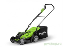 Газонокосилка аккумуляторная G-MAX 40V GREENWORKS G40LM35K4 c АКБ 4АЧ и ЗУ Greenworks 2501907UB - фото 687641