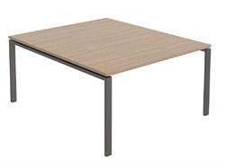 Стол для переговоров ПРАКТИК NT 160х144 вяз натуральный/антрацит К35399081616 - фото 709600