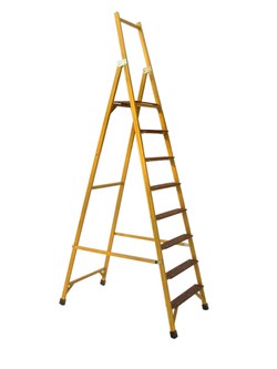 Диэлектрическая стремянка 5 ступеней ССС-2,1ТШ-К40М - фото 78256