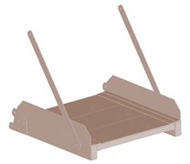 Алюминиевая площадка Zarges 800мм 591022