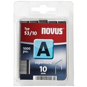 Тонкие cупертвердые скобы для степлера Novus тип 53 А 53/10S 1000 шт