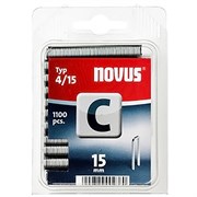 Узкие скобы для степлера Novus тип 4 C 4/15 1100 шт