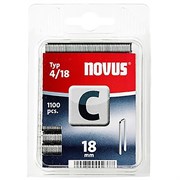 Узкие скобы для степлера Novus тип 4 C 4/18 1100 шт