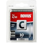 Узкие скобы для степлера Novus тип 4 C 4/30 1100 шт