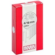 Узкие скобы для степлера Novus тип 4 C 4/18 2000 шт