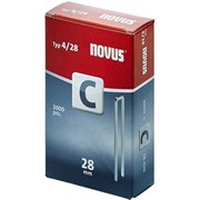 Узкие скобы для степлера Novus тип 4 C 4/28 2000 шт