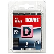 Плоские скобы для степлера Novus тип 53F D 53F/6 1200 шт