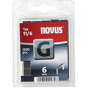 Плоские скобы для степлера Novus тип 11 G 11/6 1200 шт