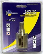 Алмазная коронка по керамике с центрирующим сверлом 28 мм Trio-Diamond 400028