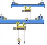 Подвесной однобалочный кран TOR 5 т 9 м