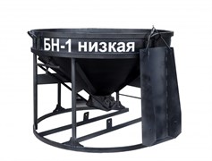 Низкая бадья-лоток для бетона Zitrek БН-1.0 021-1058