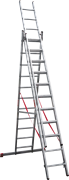 Алюминиевая трехсекционная лестница Новая Высота NV 323 3х11 3230311