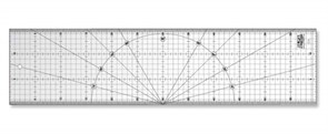 Разметочная метрическая линейка OLFA OL-MQR-15x60 150х600 мм