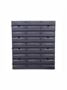 Крепежный щит на стену для лотков для мелочей QBRICK SYSTEM FIXING WALL 350 BLACK 350х18х386мм 10501244