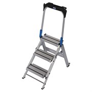 Складной трап Krause Stabilo Professional 1х3 с дугой безопасности 2,65 м 810304