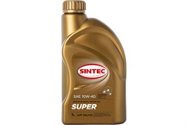 Масло SINTEC Супер SAE 10W-40 API SG/CD канистра 1л/Motor oil 1liter can