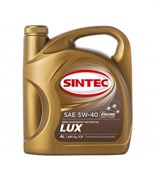 Масло SINTEC Люкс SAE 5W-40 API SL/CF канистра 4л/Motor oil 4l can