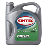 Масло SINTEC Diesel SAE 15W-40 API CF-4/CF/SJ канистра 5л/Motor oil 5liter can