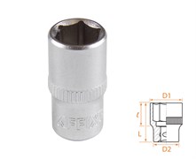 Головка торцевая стандартная шестигранная 1/4", 09 мм AFFIX AF00020009