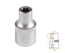 Головка торцевая TORX Е-стандарт 1/2", E10 AFFIX AF00043010