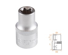 Головка торцевая TORX Е-стандарт 1/2", E14 AFFIX AF00043014