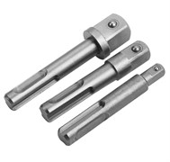 Набор переходников TOLSEN SDS+ - 1/4", 3/8", 1/2", 3 предмета TT77865