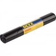 Мусорные мешки DEXX 120 л, 10 шт, черные 39151-120