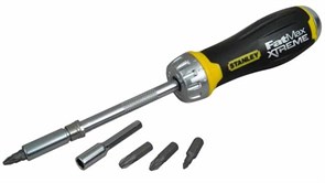 Отвертка FatMax Xtreme Multibit с храповым механизмом + 10 бит Stanley 0-69-214