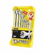 Набор из 8-ми комбинированных гаечных ключей Ratcheting Wrench 10-19мм Stanley 4-95-660