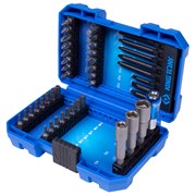 Набор вставок (бит) 1/4", PH, PZ, Hex, Torx, Slotted, 44 предмета KING TONY 1044MR TONY