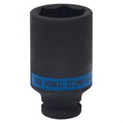 Головка торцевая ударная глубокая шестигранная 1/2", 32 мм KING TONY 443532M TONY