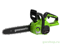 Цепная пила аккумуляторная GREENWORKS G40CS30II, 40V, 30 см, без АКБ и ЗУ Greenworks 2007807 Цепная пила аккумуляторная GREENWORKS G40CS30II, 40V, 30 см, без АКБ и ЗУ Greenworks 2007807